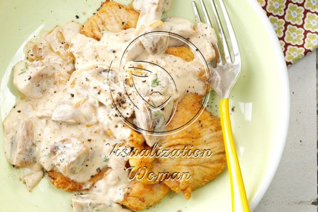 Light Turkey Cutlets Stroganoff