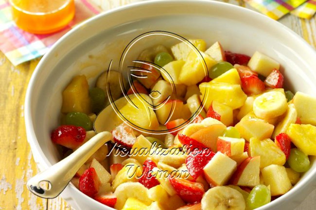 Fruit Salad with Apricot Dressing