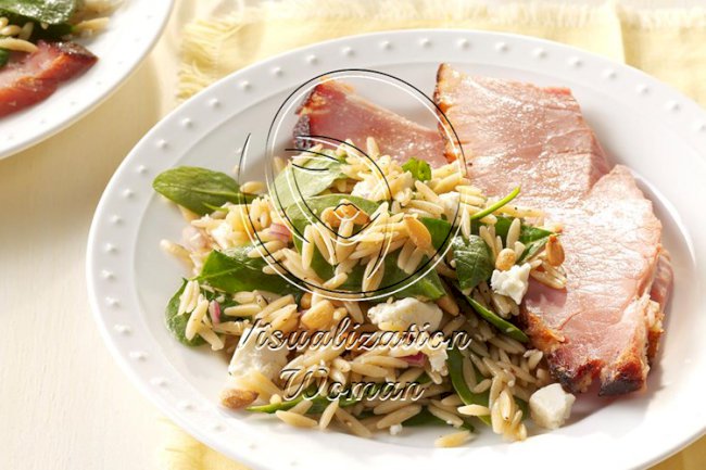 Spinach Orzo Salad