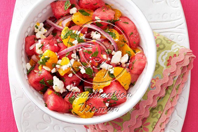 Mandarin Watermelon Salad