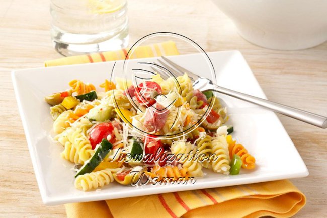 Mediterranean Vegetable Pasta Salad