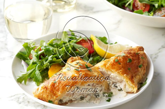 Chicken Piccata Pockets