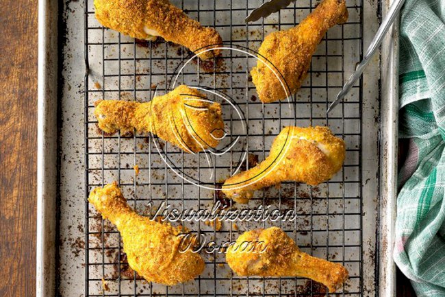 Breaded Curry Chicken Drummies