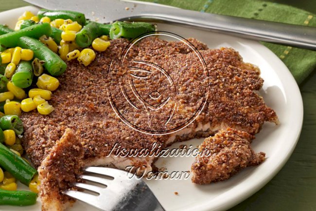 Pecan-Crusted Turkey Cutlets