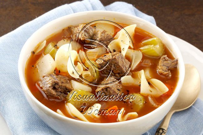 Zesty Vegetable Beef Soup
