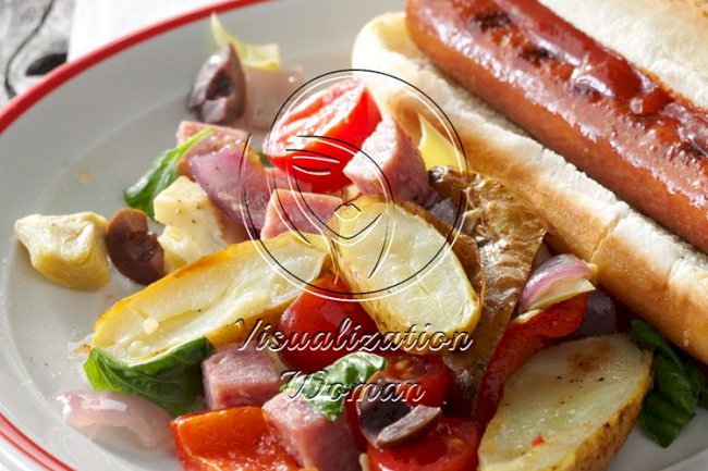 Grilled Italian Potato Salad