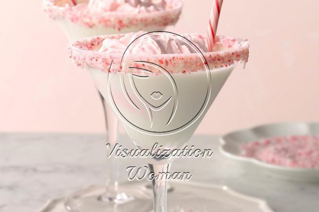 Chocolate Candy Cane Martinis