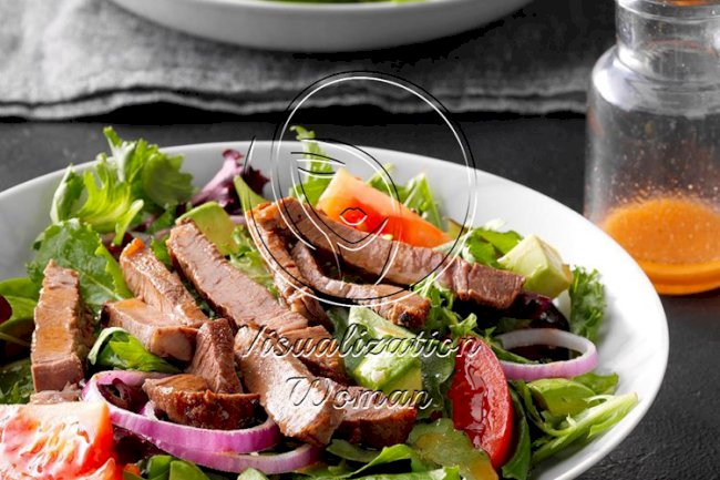 Dressed-Up Steak Salad
