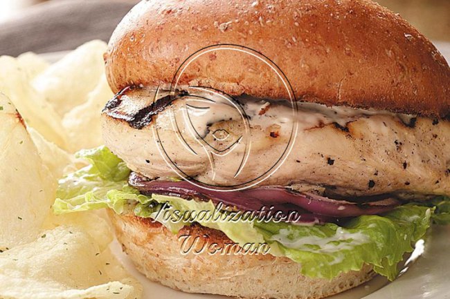 Caesar Chicken Burgers