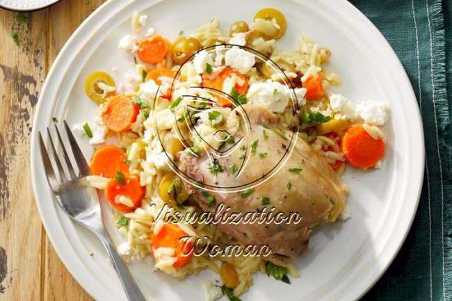 Greek Orzo Chicken