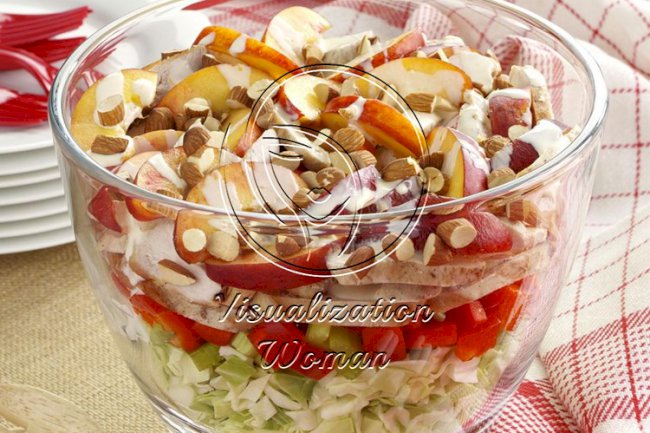 Grilled Chicken Cabbage Salad