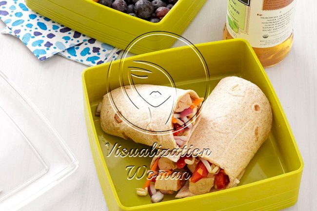 Sesame Chicken Wraps