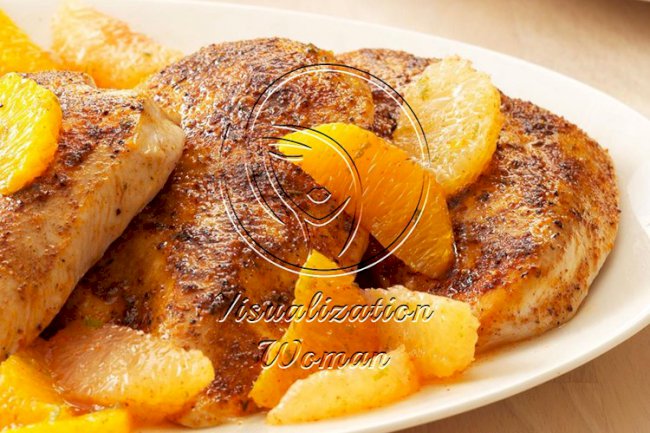 Chicken with Three-Citrus Topping