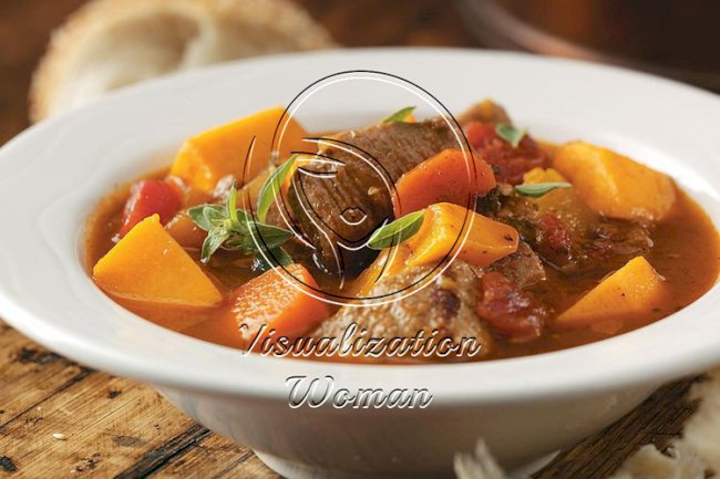 Southwestern Pork and Squash Soup