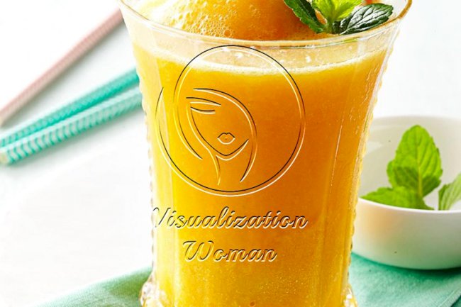 Peach Breakfast Slush