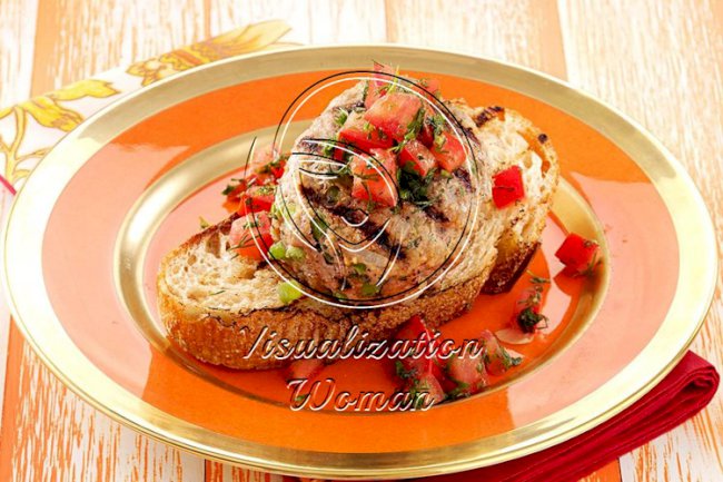 Open-Faced Fennel Turkey Burgers