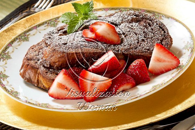 Chocolate Challah French Toast
