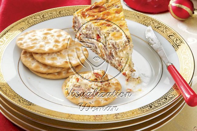 Sausage Cheesecake Appetizer