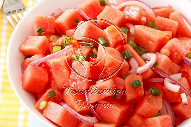 Tangy Watermelon Salad