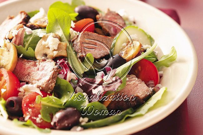Greek Islands Steak Salad