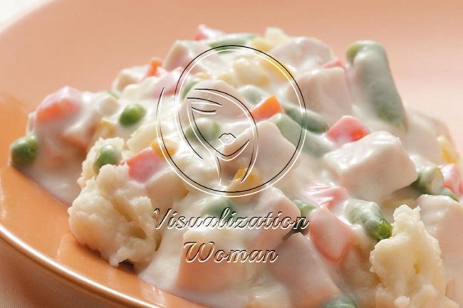 Creamed Turkey and Mashed Potatoes