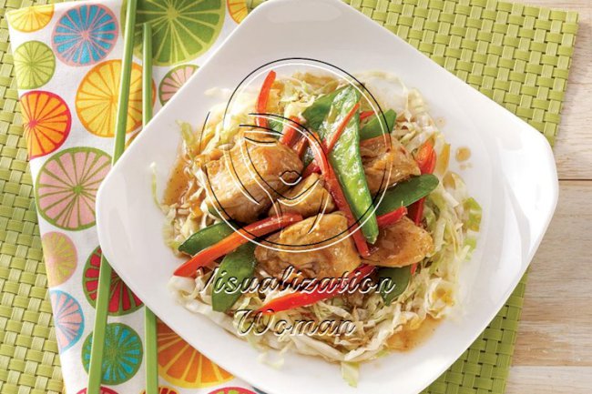 Turkey Stir-Fry with Cabbage