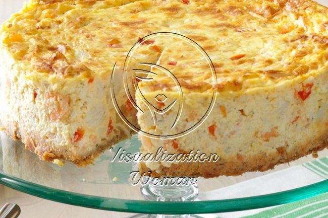 Creole Shrimp & Crab Cheesecake