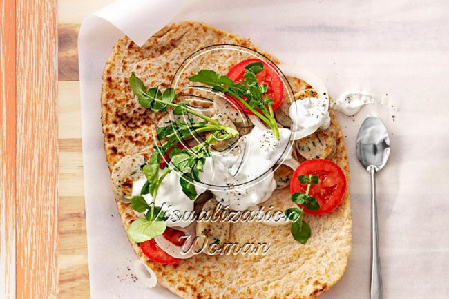 Chicken Sausage Gyros