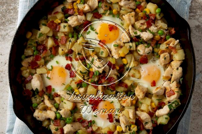 Chicken and Egg Hash
