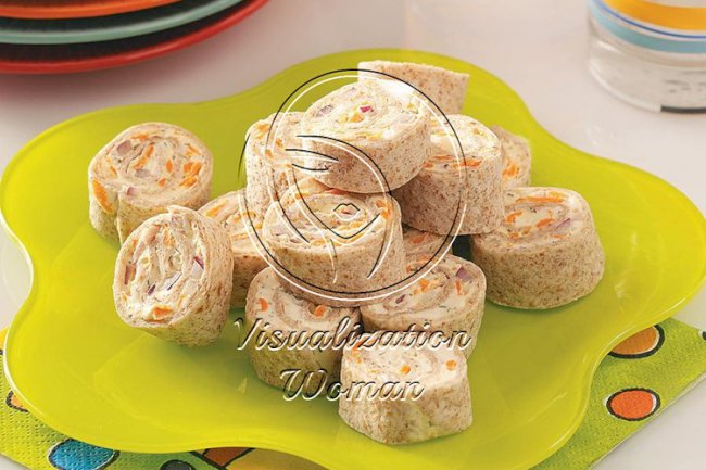 Veggie Pinwheel Appetizers