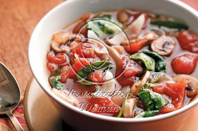 Tomato Spinach Soup