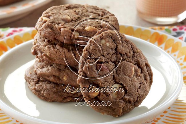 Chocolate Nut Cookies