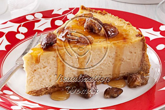 Maple-Chestnut Cheesecake