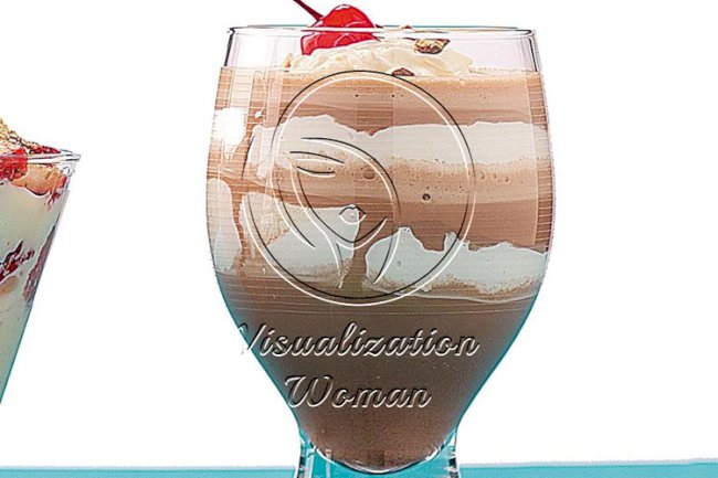 Chocolate Marshmallow Sundaes