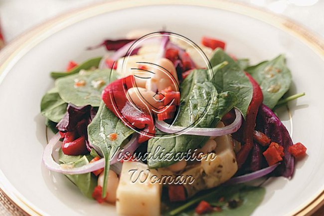 Antipasto Spinach Salad
