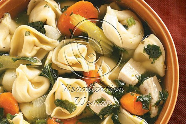 Spinach Tortellini Soup
