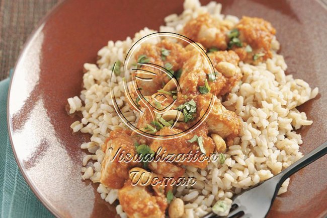 Turkey Mole with Rice for Two