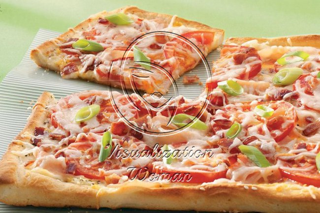 Turkey Tomato Pizza
