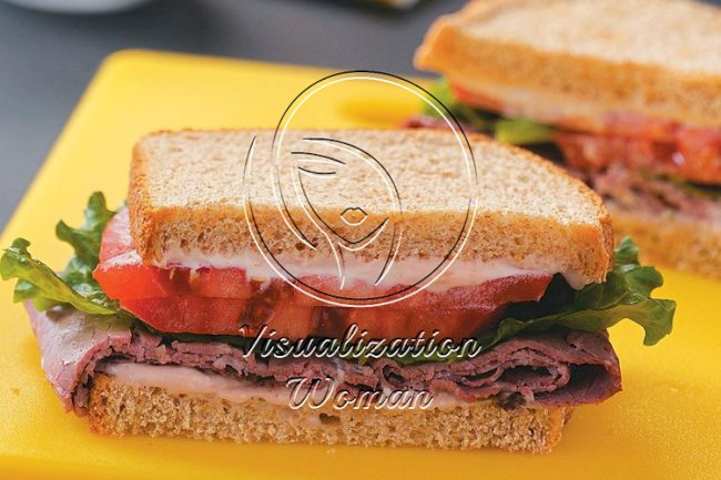 Deli Beef Sandwiches with Horseradish Mayonnaise