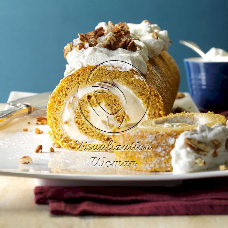 Pumpkin Ice Cream Roll