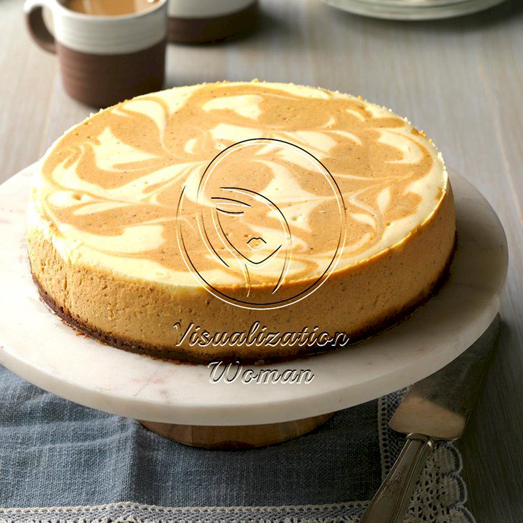 Marbled Pumpkin Cheesecake