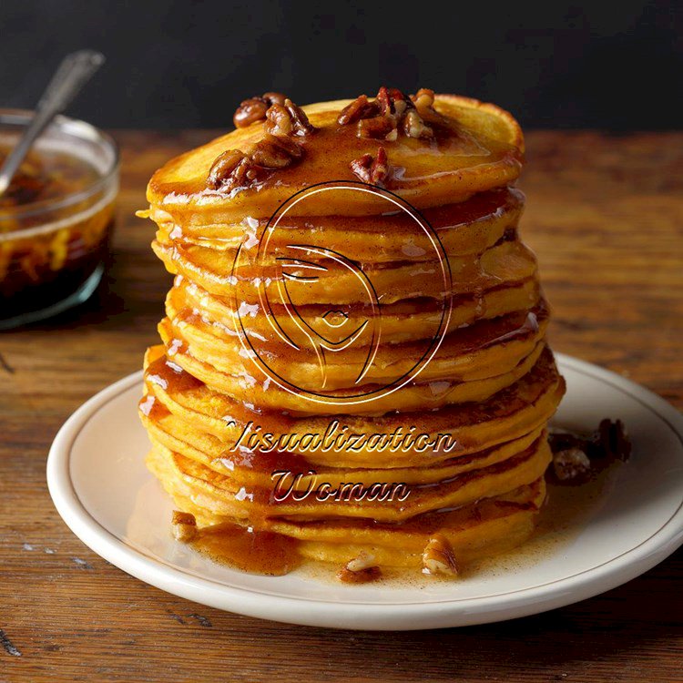 Pumpkin Pancakes with Cinnamon Brown Butter