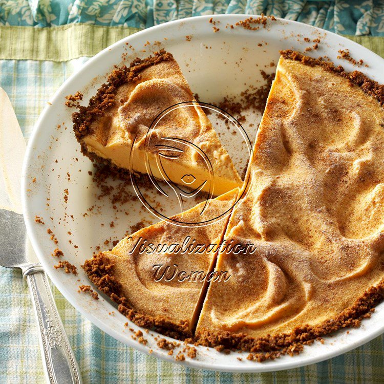 Pumpkin Gingersnap Ice Cream Pie