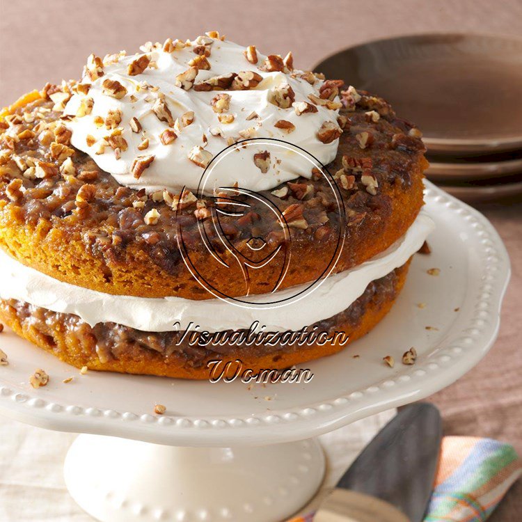 Praline Pumpkin Torte