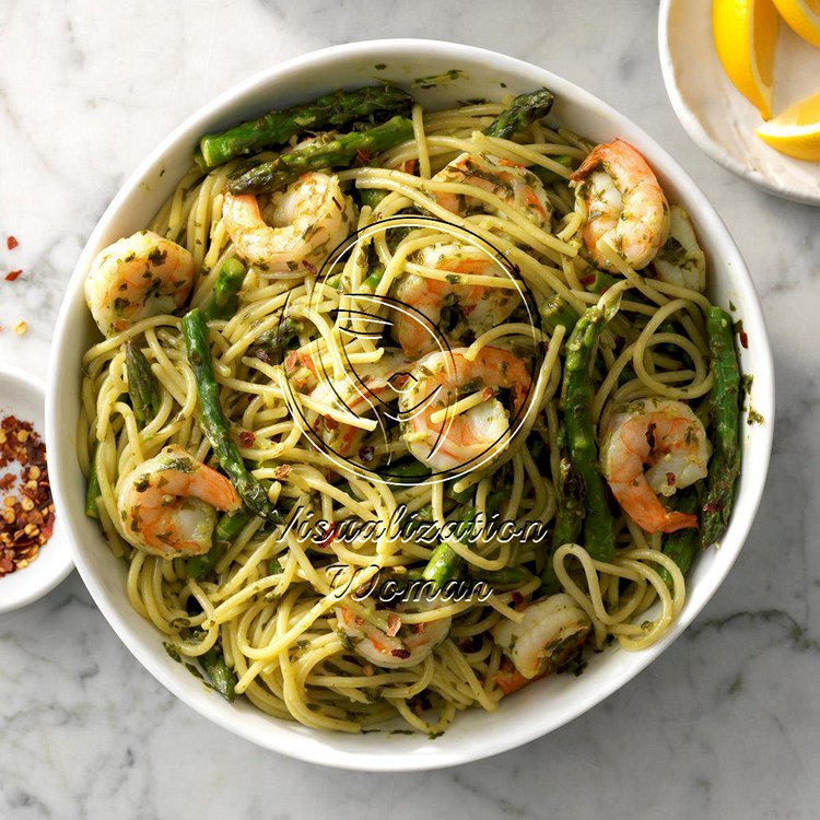 Pesto Shrimp Pasta