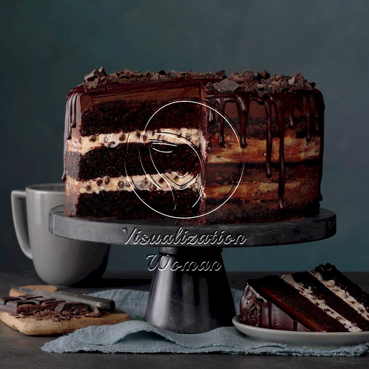 Three-Layer Chocolate Ganache Cake