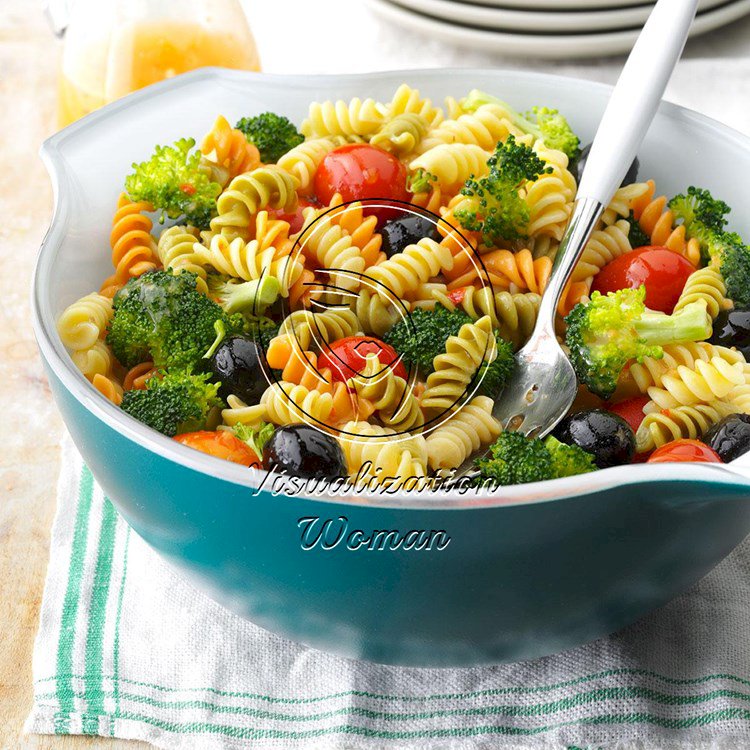 Colorful Spiral Pasta Salad