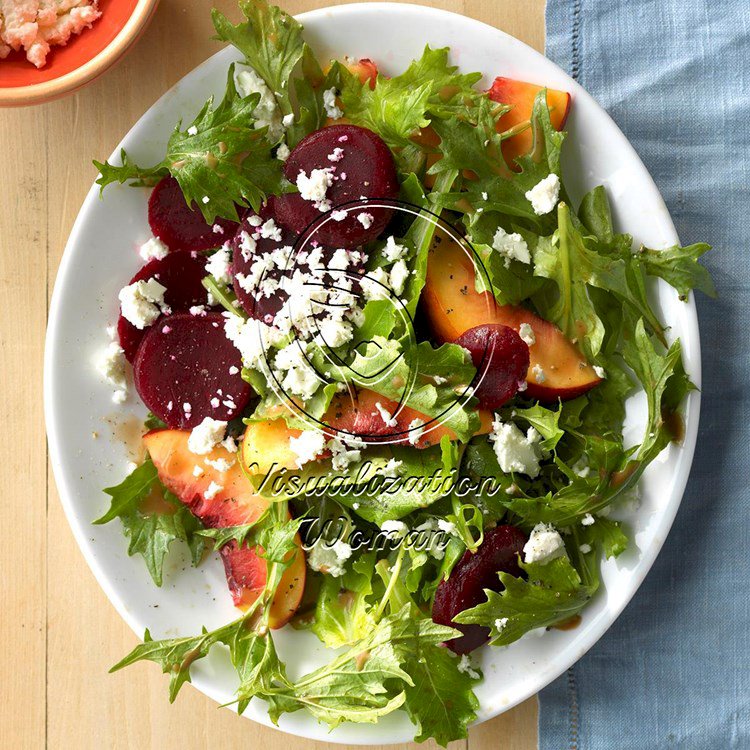 Nectarine and Beet Salad