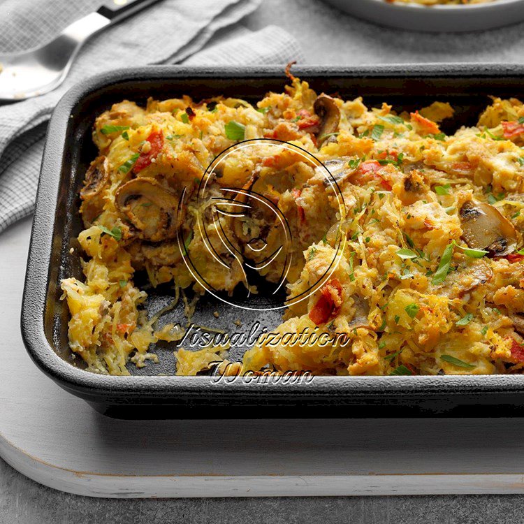 Spaghetti Squash Casserole Bake