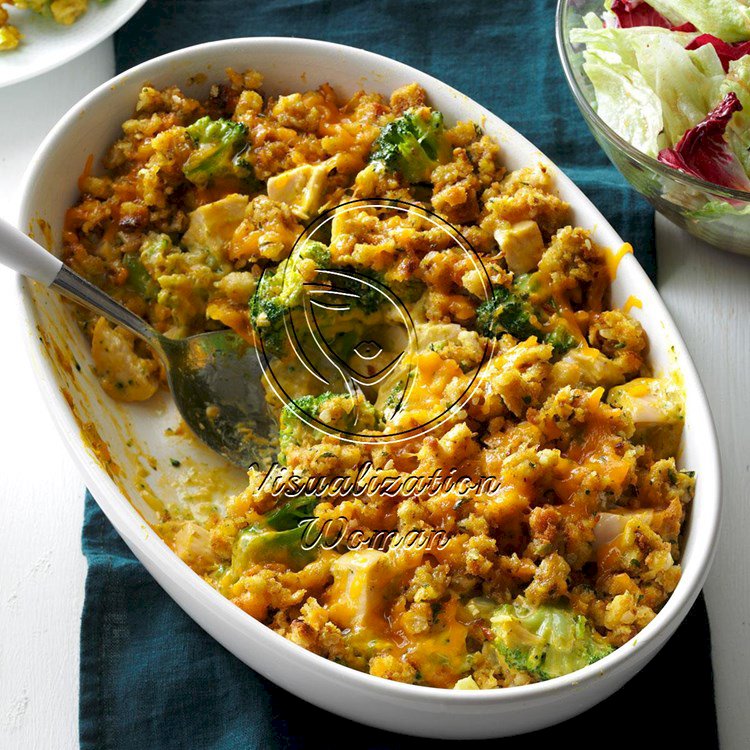 Contest-Winning Broccoli Chicken Casserole